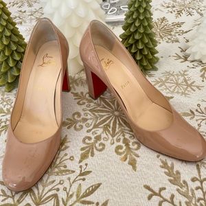 Christian Louboutin nude heels
